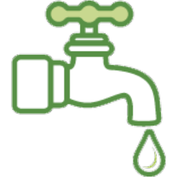 Dripping faucet icon